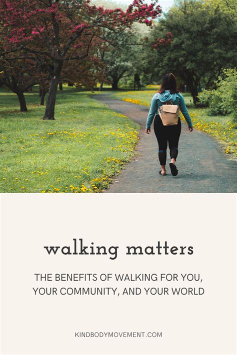 Why Walking Matters: