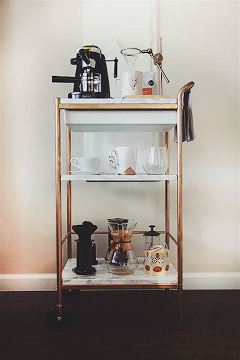 Why a Coffee Bar Cart Matters