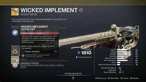 Wicked Implement Catalyst Final Shape: 5,472