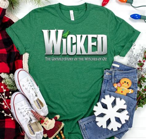 Wicked Musical Tee Shirts: Embody the Enchantment and Intrigue