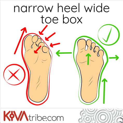 Wide toe boxes: