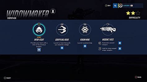 Widowmaker's Arsenal of Abilities