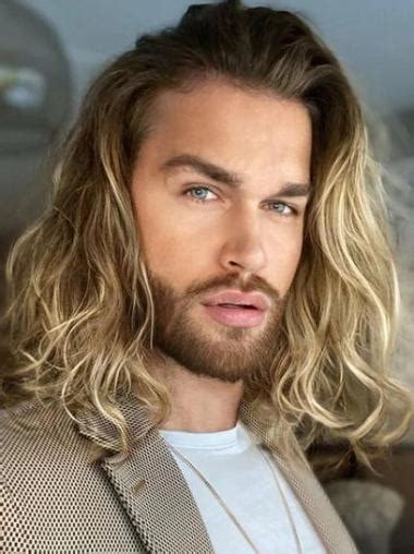 Wigs For Men 14" Wavy Ombre/2 Tone Lace Front Wigs VS 2025