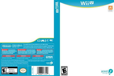 Wii Box Art Template