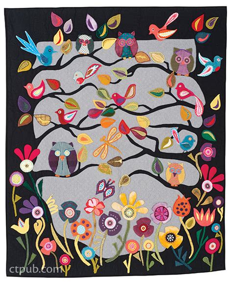 Wild Blooms and Colorful Creatures 15 Appliqué Projects Quilts Bags Pillows and More Reader