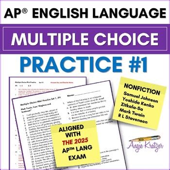 Wiley Ap English Language Multiple Choice Answers PDF