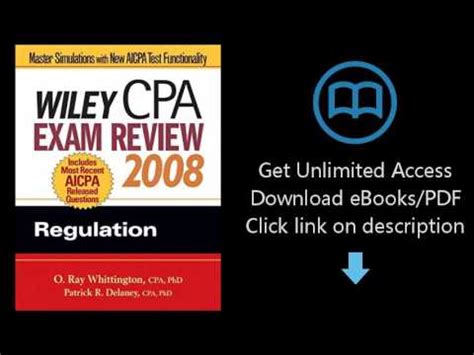 Wiley CPA Exam Review 2008 Regulation Reader