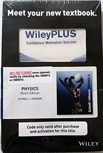 Wiley Plus Answers Physics Cutnell 9th Edition Epub