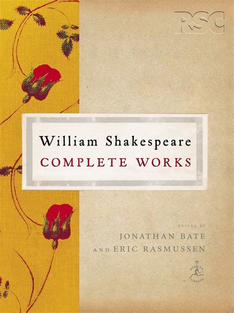 William Shakespeare Complete Works Modern Library Kindle Editon