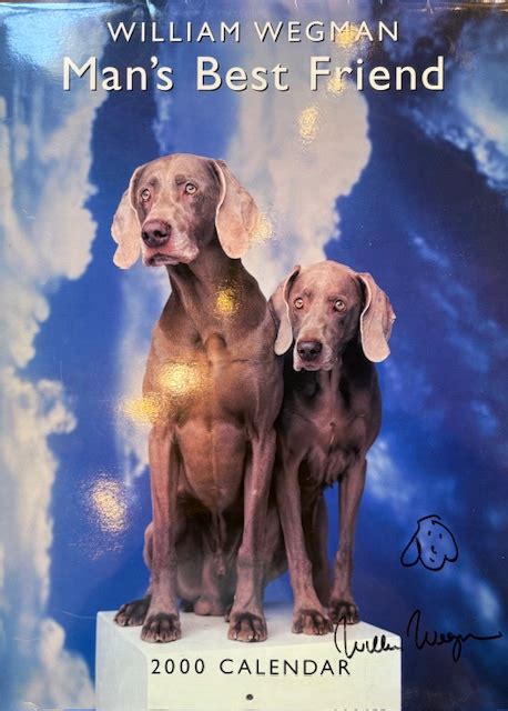William Wegman Mans Friend Calendar Kindle Editon