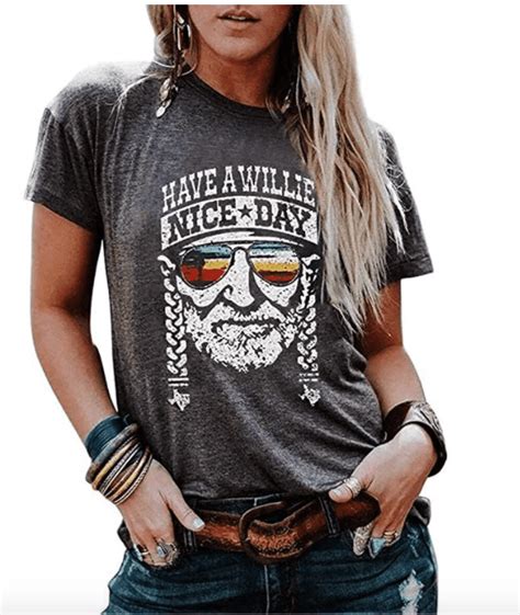 Willie Nelson T Shirts Vintage: A Timeless Style Icon