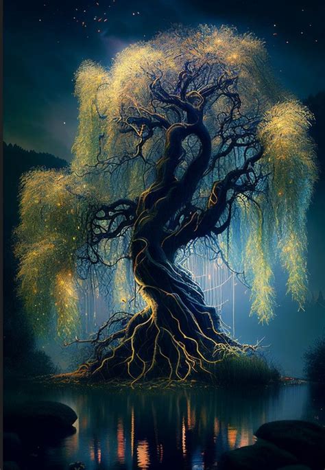 Willow Raven: The Allure and Enchantment of a Majestic Tree