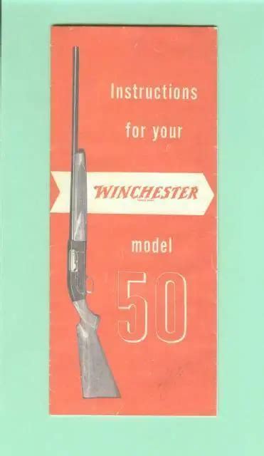 Winchester Model 50 Shotgun Owners Manual Ebook Reader