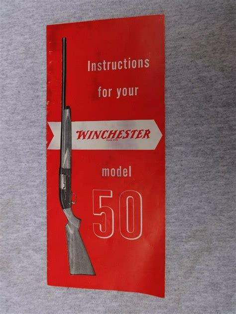 Winchester Model 50 Shotgun Owners Manual Ebook Reader