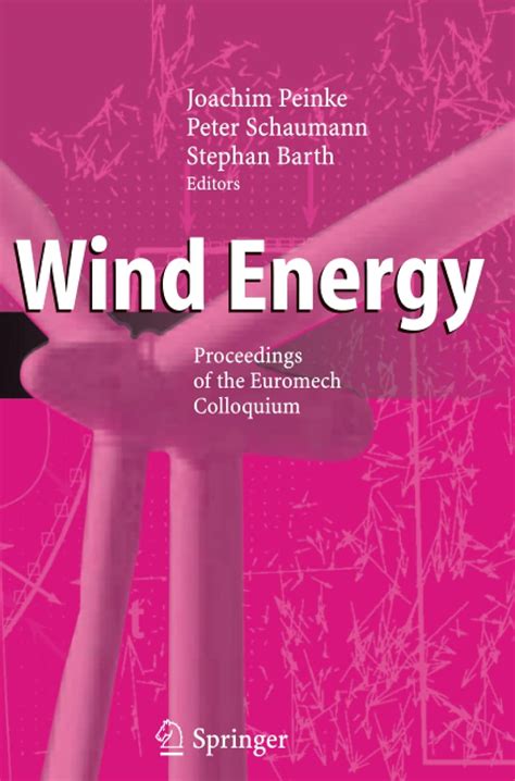 Wind Energy Proceedings of the Euromech Colloquium 1 Ed. 06 Epub