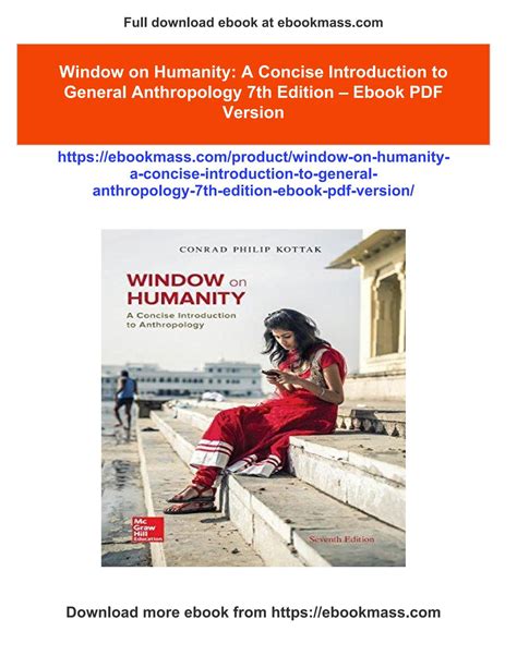 Window on Humanity A Concise Introduction to General Anthropology PDF