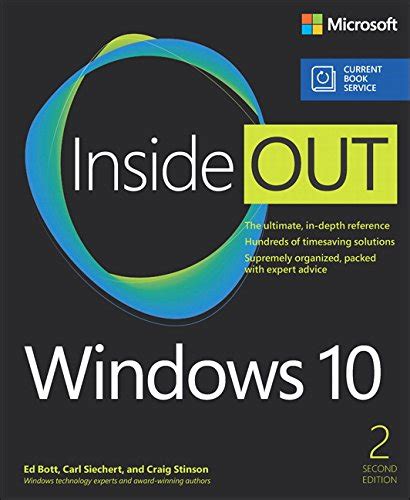 Windows 10 Inside Out includes Current Book Service 2nd Edition Reader