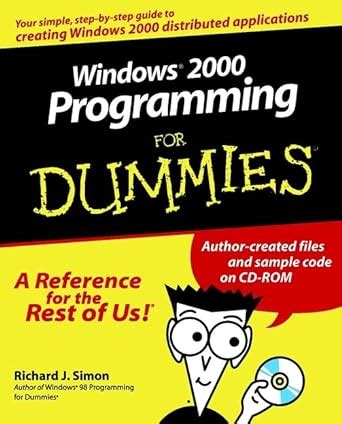 Windows 2000 Programming for Dummies Epub