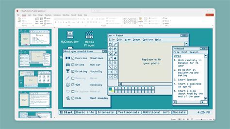 Windows 98 Powerpoint Template