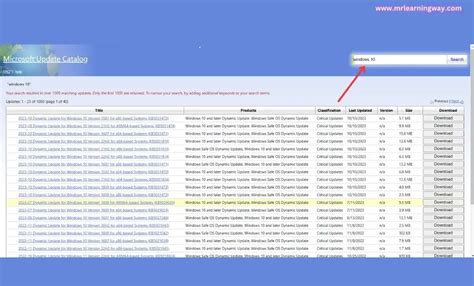 Windows Download Catalog
