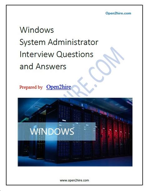 Windows Interview Questions Answers Doc