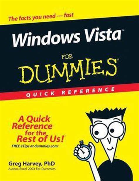 Windows Vista For Dummies Quick Reference Doc
