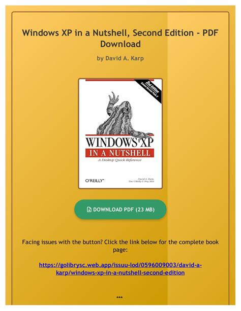 Windows XP in a Nutshell, Second Edition PDF