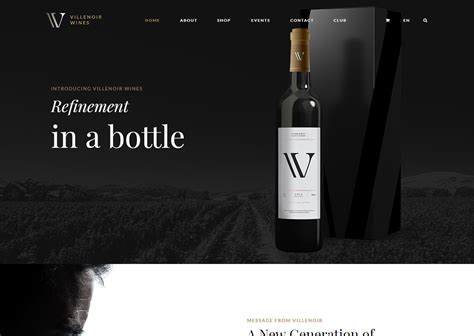 Wine Website Template