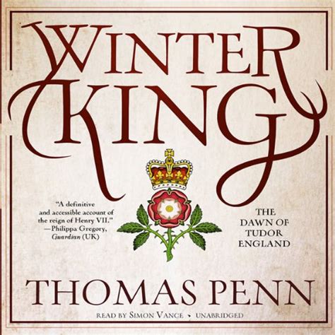 Winter King The Dawn of Tudor England MP3 CD PDF