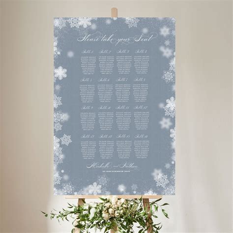 Winter Wonderland Seating Chart