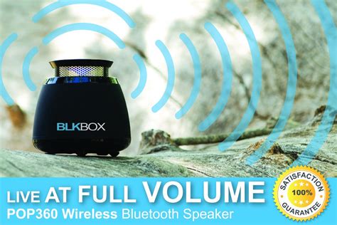 Wireless Bluetooth Speaker  BLKBOX Speaker Doc