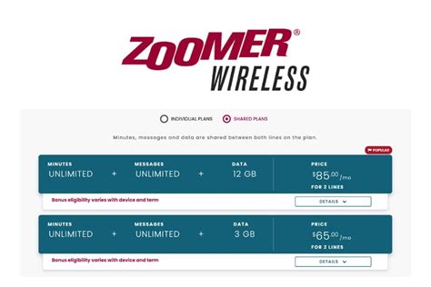 Wireless plans: