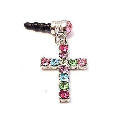 WirelessGeeks247 Rhinestone Headphone Plug Detachable Doc