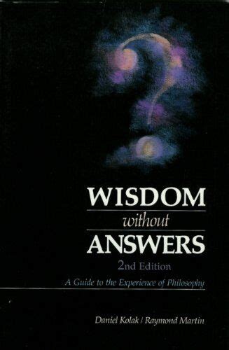 Wisdom Without Answers A Guide To The Experience Of PDF