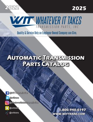 Wit Transmission Parts Catalog