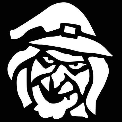 Witch Pumpkin Template