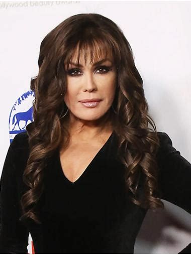 With Bangs Curly 22" Lace Front Marie Osmond Wigs