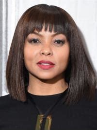 With Bangs Straight 14" Capless Taraji P. Henson Wigs