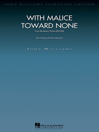 With Malice Toward None from Lincoln Trumpet Solo with Piano Reduction PDF