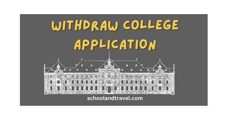Withdrawing Your College Application: A Step-by-Step Guide