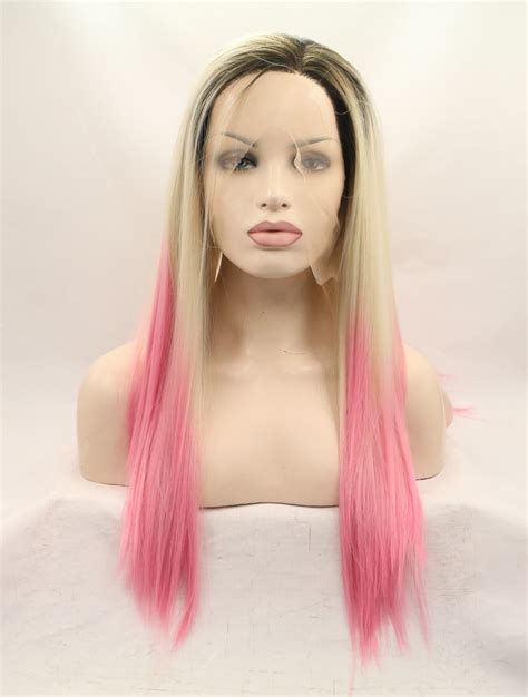 Without Bangs Ombre/2 Tone 22" Straight Long Lace Front Synthetic Wigs: A Guide to 2025