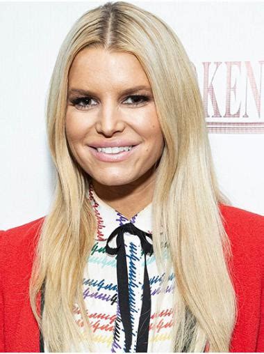 Without Bangs Wavy 20" Lace Front Jessica Simpson Wigs