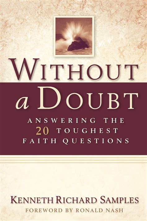 Without a Doubt Answering the 20 Toughest Faith Questions Epub