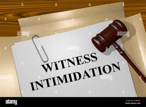 Witness Intimidation: