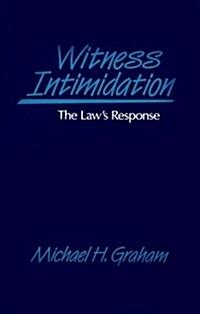 Witness Intimidation The Law's Response PDF