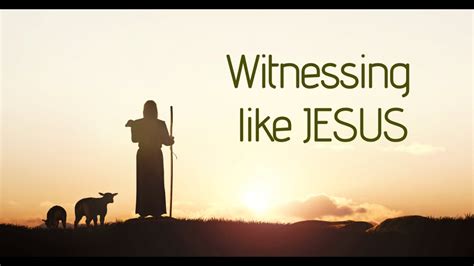 Witnessing Like Jesus PDF