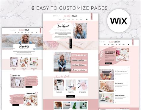 Wix Page Templates
