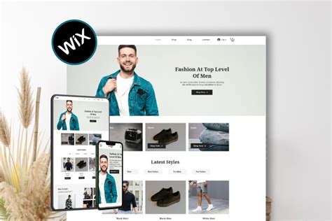 Wix Stores Template Stop Layout