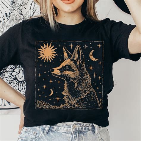 Wolf T-Shirt Moon: A Celestial Synergy for Fashion and Folklore