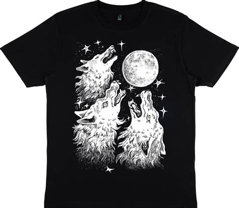 Wolf and Moon T-shirts: A Symbol of Strength, Connection, and Spirituality